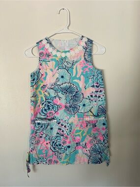 Lilly Pulitzer Little Lilly Classic Dress Once Upon A Tide Sizes 10